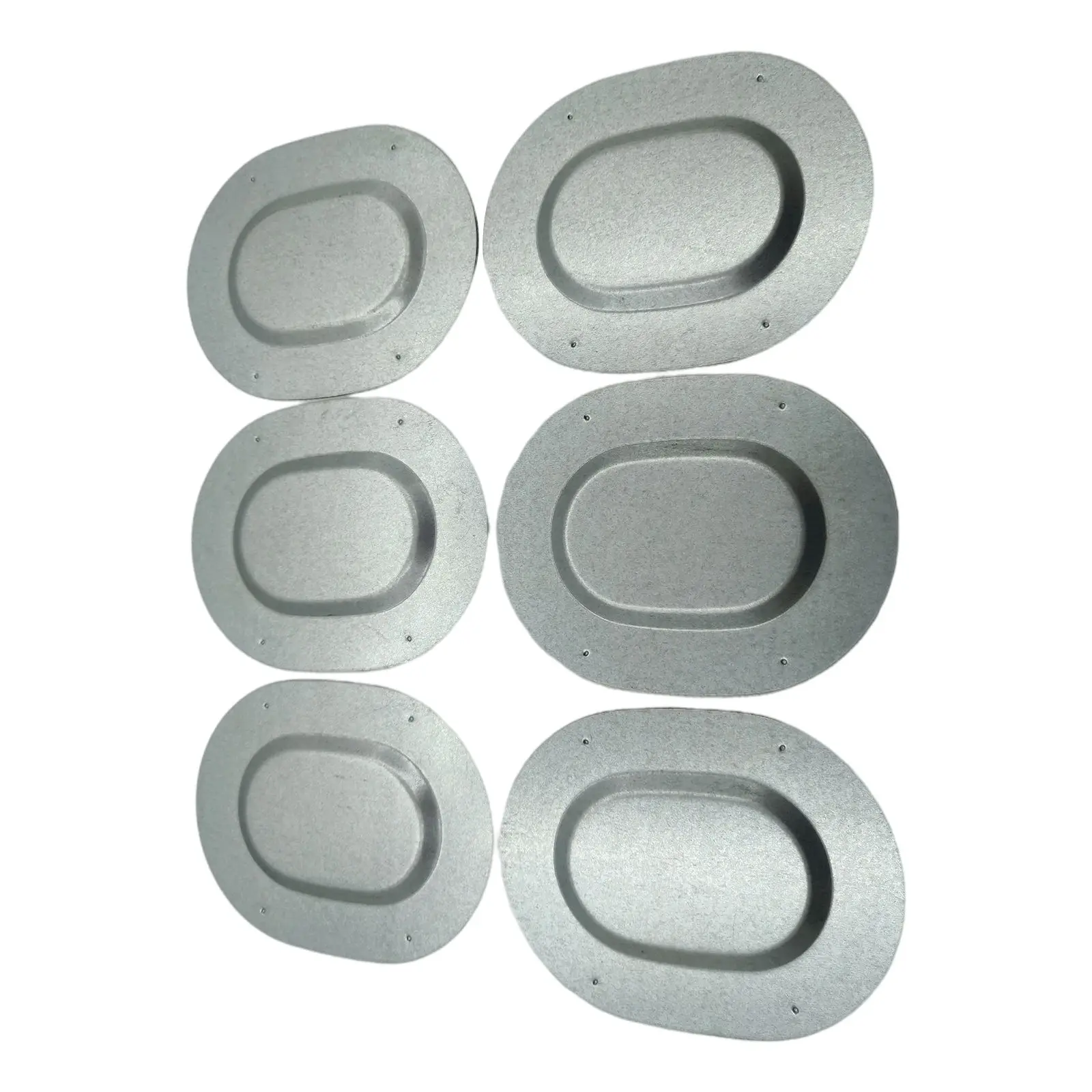 6Pcs Trunk Floor Pan Drain Plugs Set Floor and Trunk Pan Body Metal Automotive Replacement Parts Fit for Chevelle A-Body