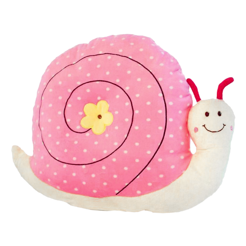 Cartoon Snail Shape Plush Throw Pillow Seat Cushion Home Bar Cafe Bookshop Decor