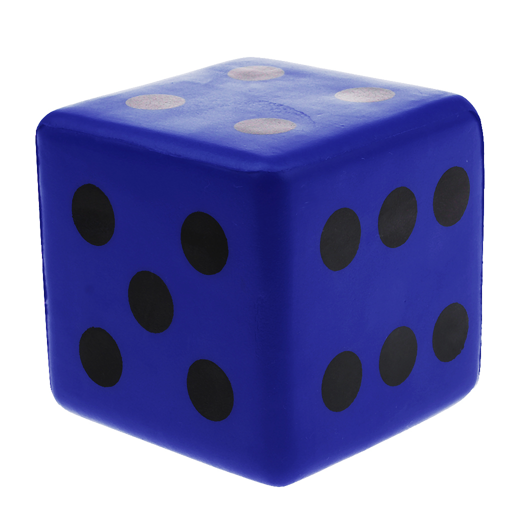 Sponge Dice Foam Dot Dice Playing Dice for Math Teaching Puzzle Toy 8cm