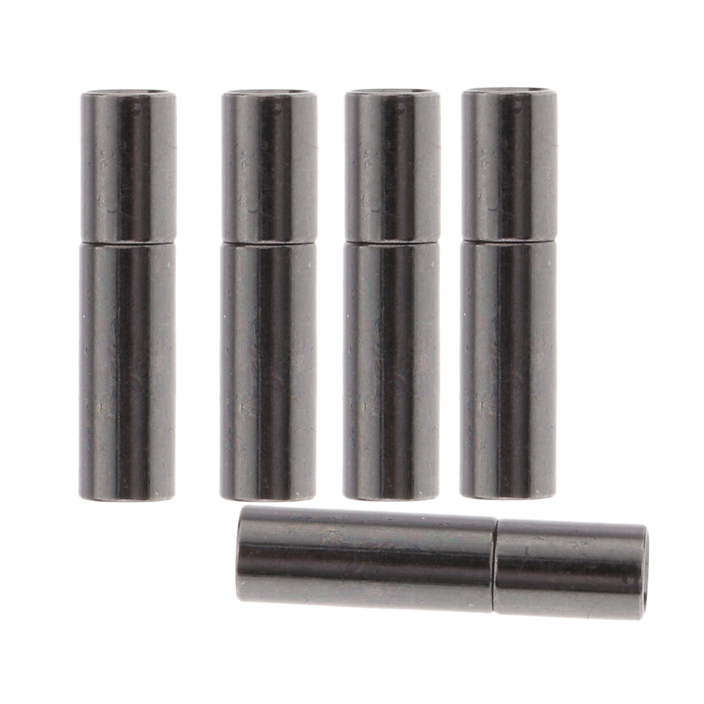 5 Set Metal End Caps Jewelry Clasps Fits 4 Mm Leather Cord Rope Connector