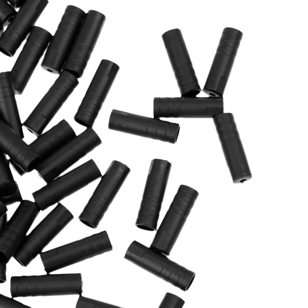 100Pcs Plastic Lightweight Bike Bike Bicycle  Cable End Caps er Housing Line Ferrules MTB Road Bike Brakes Accessories