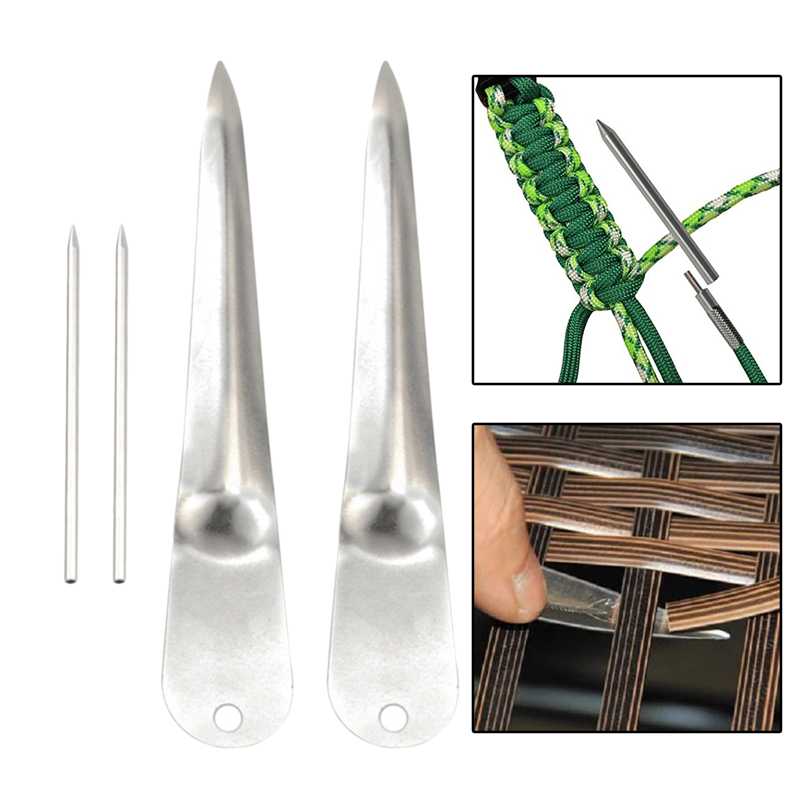 Weaving Tool Stainless Steel Handcraft Craft DIY Crochet Needle for Chair Basket Hardware Tools Furniture Auxiliary