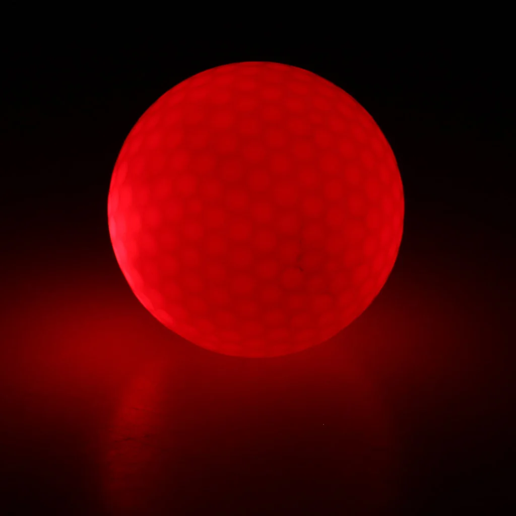 Colorful LED Light Up Golf Balls Night Golf Ball Official Size Weight Glow In Dark Perfect for Golf Long Distance Practice