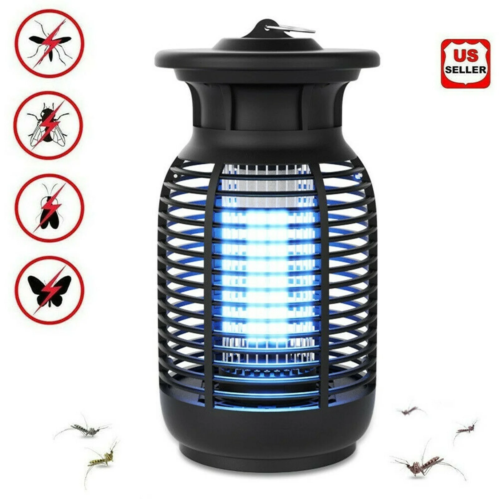 Electric Mosquito Killer Lamp 3000V High Powered Fly Bug Zapper Trap Mosquito Repellent for Home Office Garden Backyard Porch