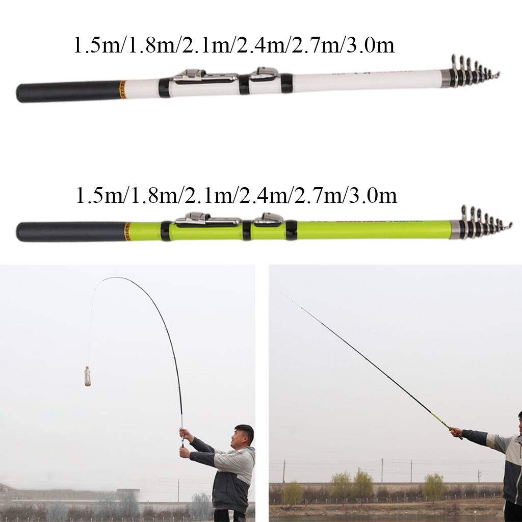 Mini Telescopic Fishing Rod Portable Carbon Fiber River Shrimp Carp Fishing Pole Winter Fishing Rod Tackle