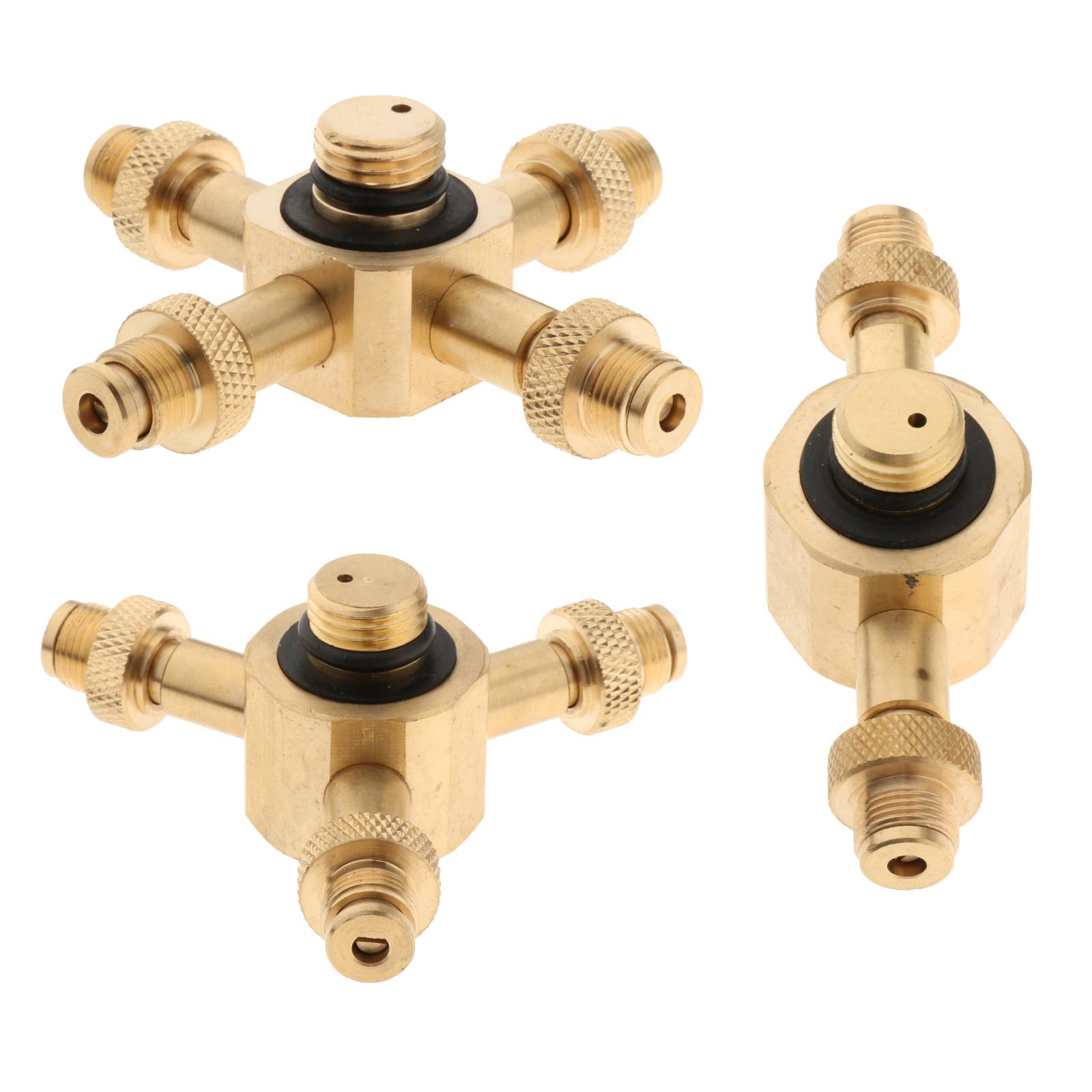 2-Way/ 3-Way / 4-Way Outdoor Camping Stove Gas Refill Adapter BBQ Picnic Burner