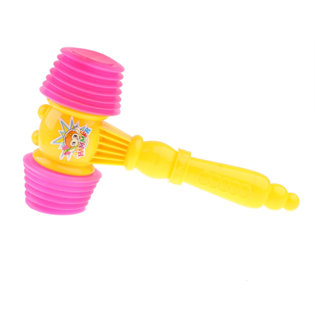 26cm Large Plastic Squeaky Toy BB Whistle Sound Hammer, Kids Educational Toy, Party Supplies Jokes Toy