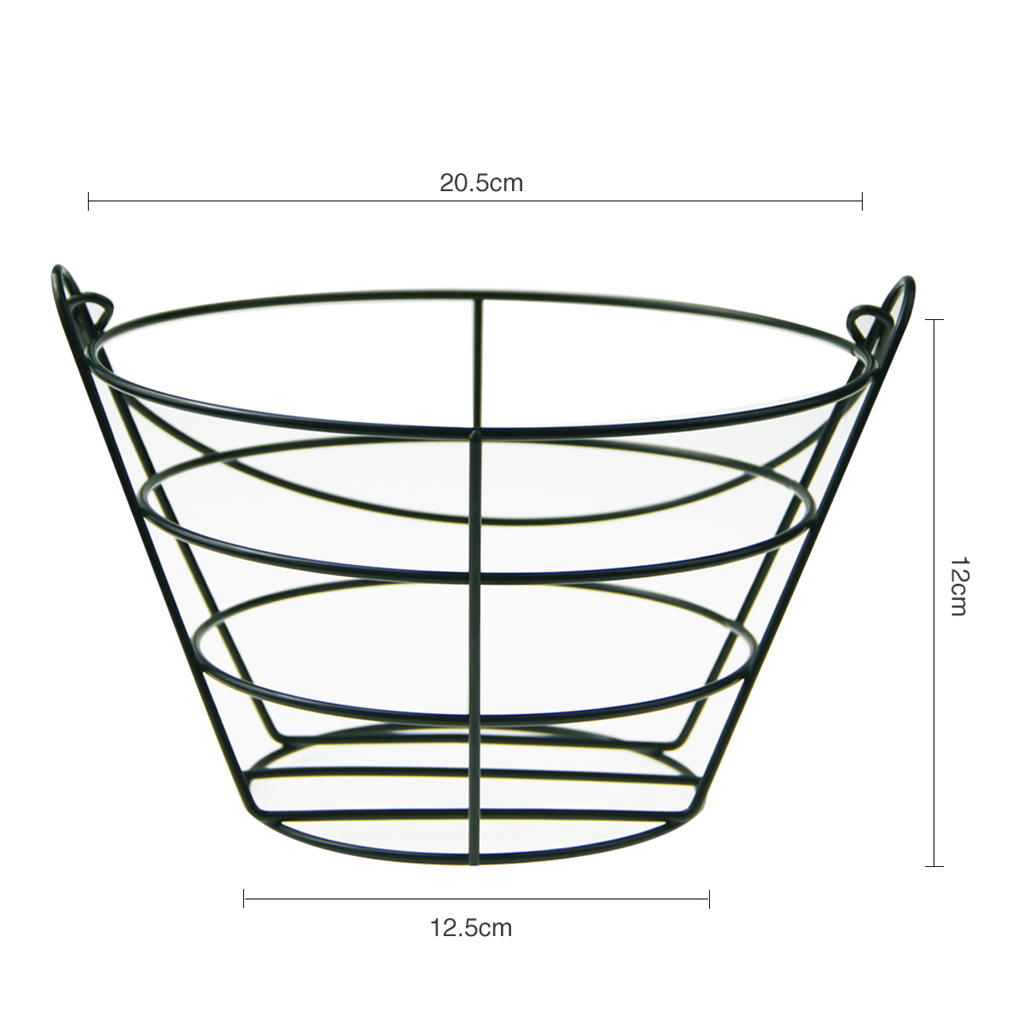 Steel Wire Golf Range Buckets Metal 30 Balls Carrier Basket Container with Carrying Handle