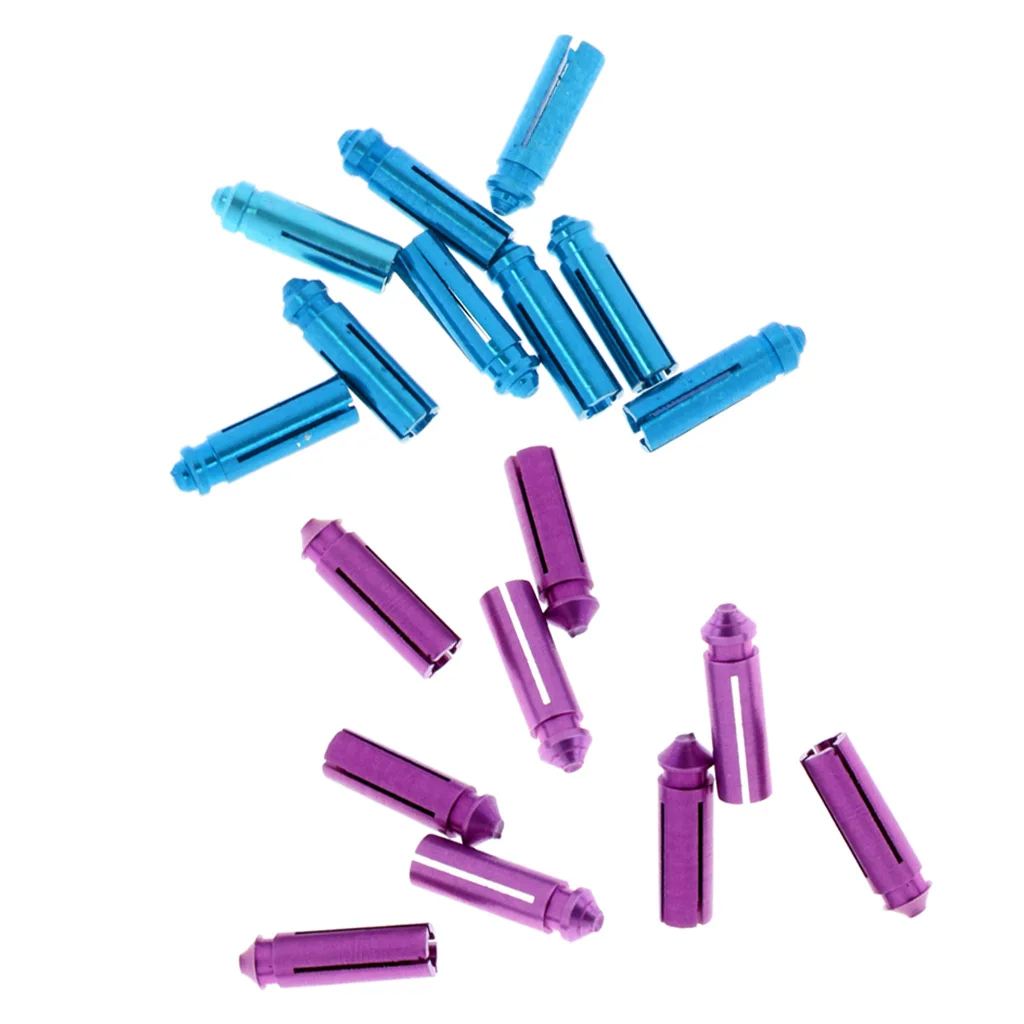 Aluminum Dart  Savers Protectors, Set of 18, Purple + Blue