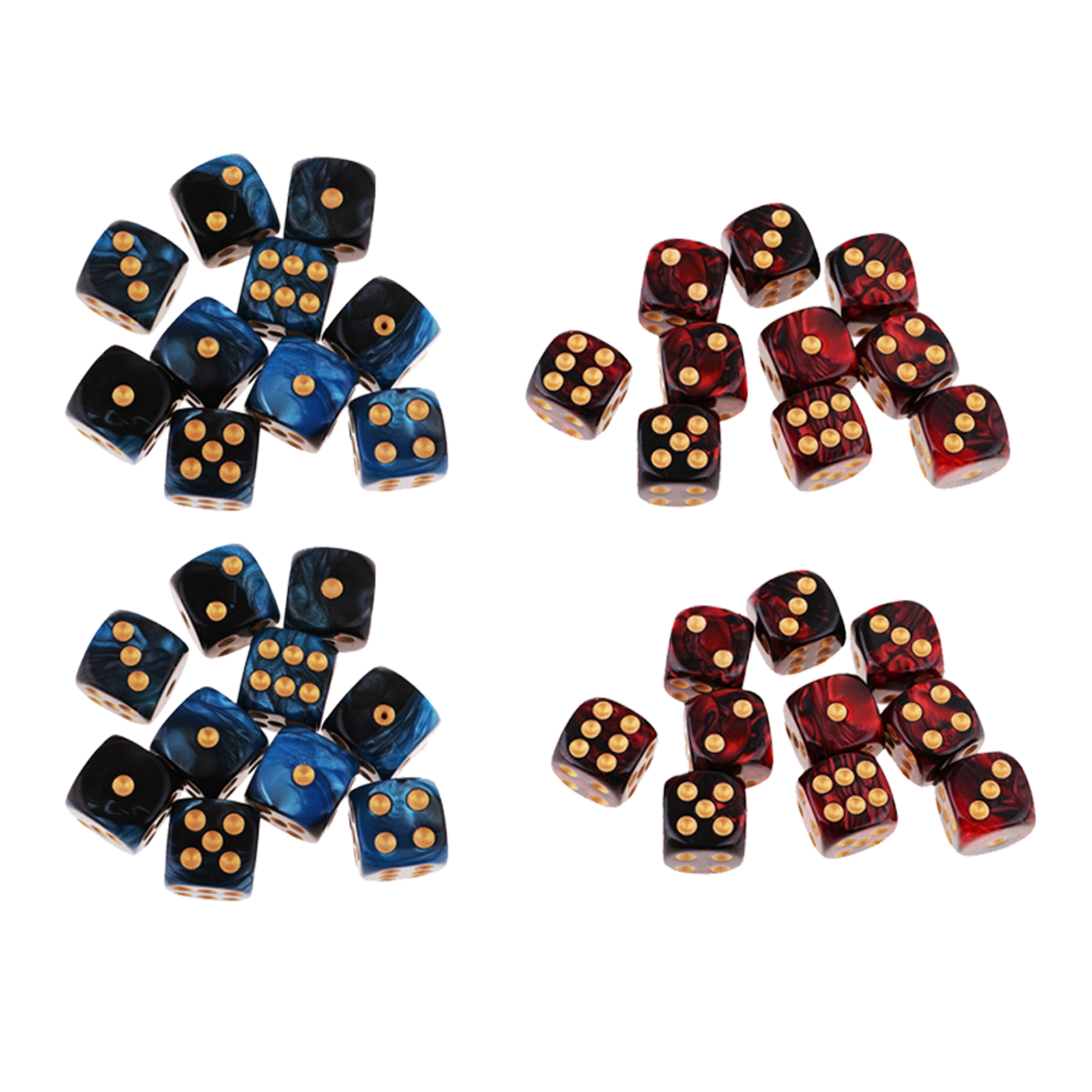 20 pack of 6-sided Game Dice 16mm Dice for Board Games and Teaching Math 