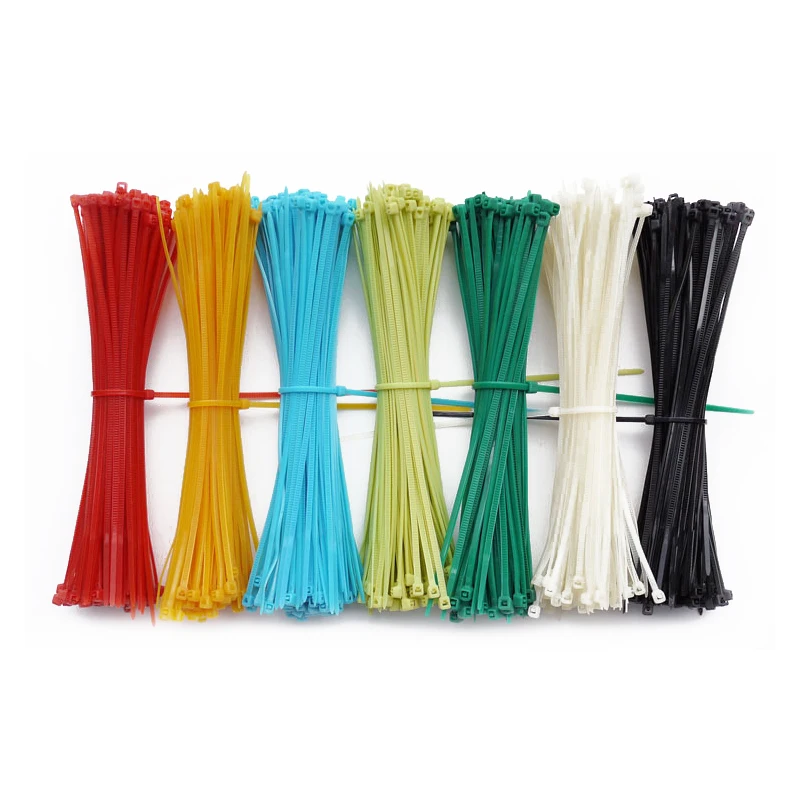 4mm Self-Locking Plastic Nylon Cable Ties Zip Ties Wrap Wire Cord Zip Tie Strap 