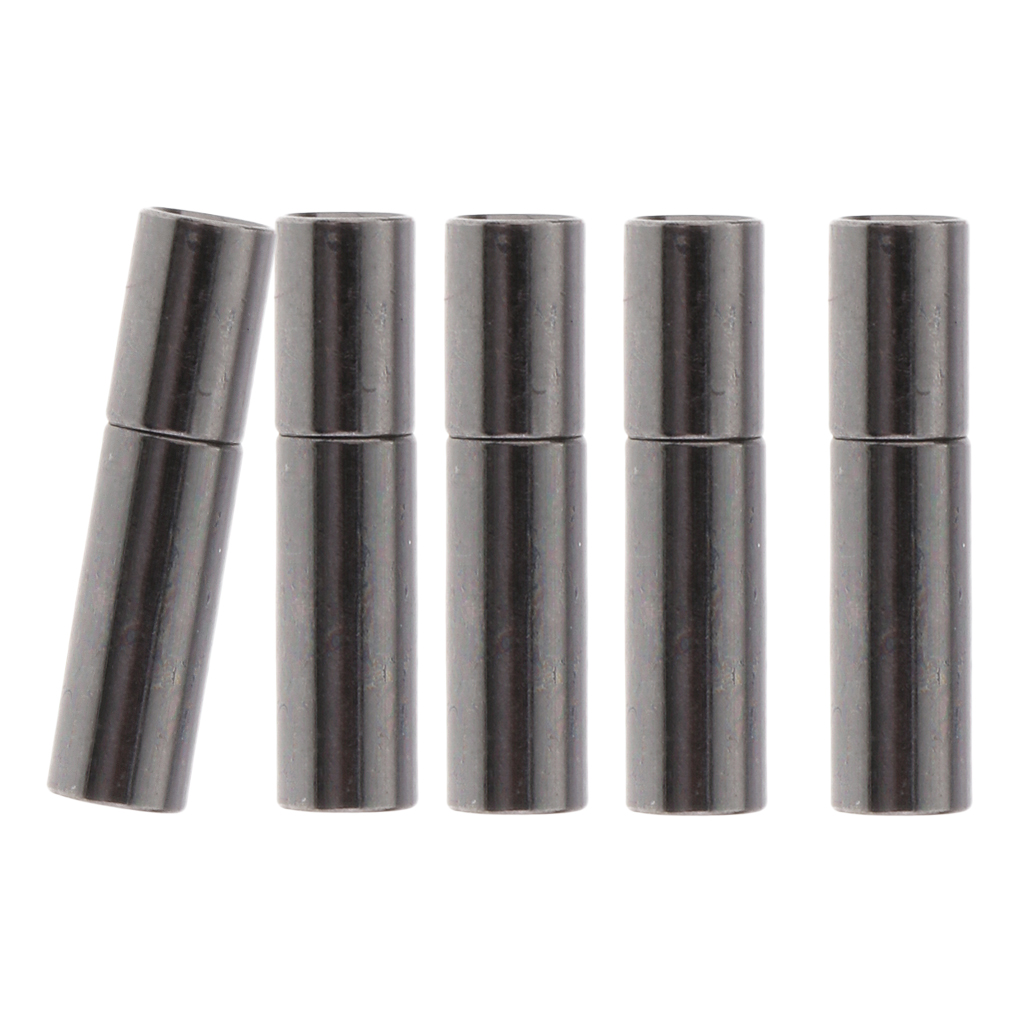 5 Set Metal End Caps Jewelry Clasps Fits 4 Mm Leather Cord Rope Connector