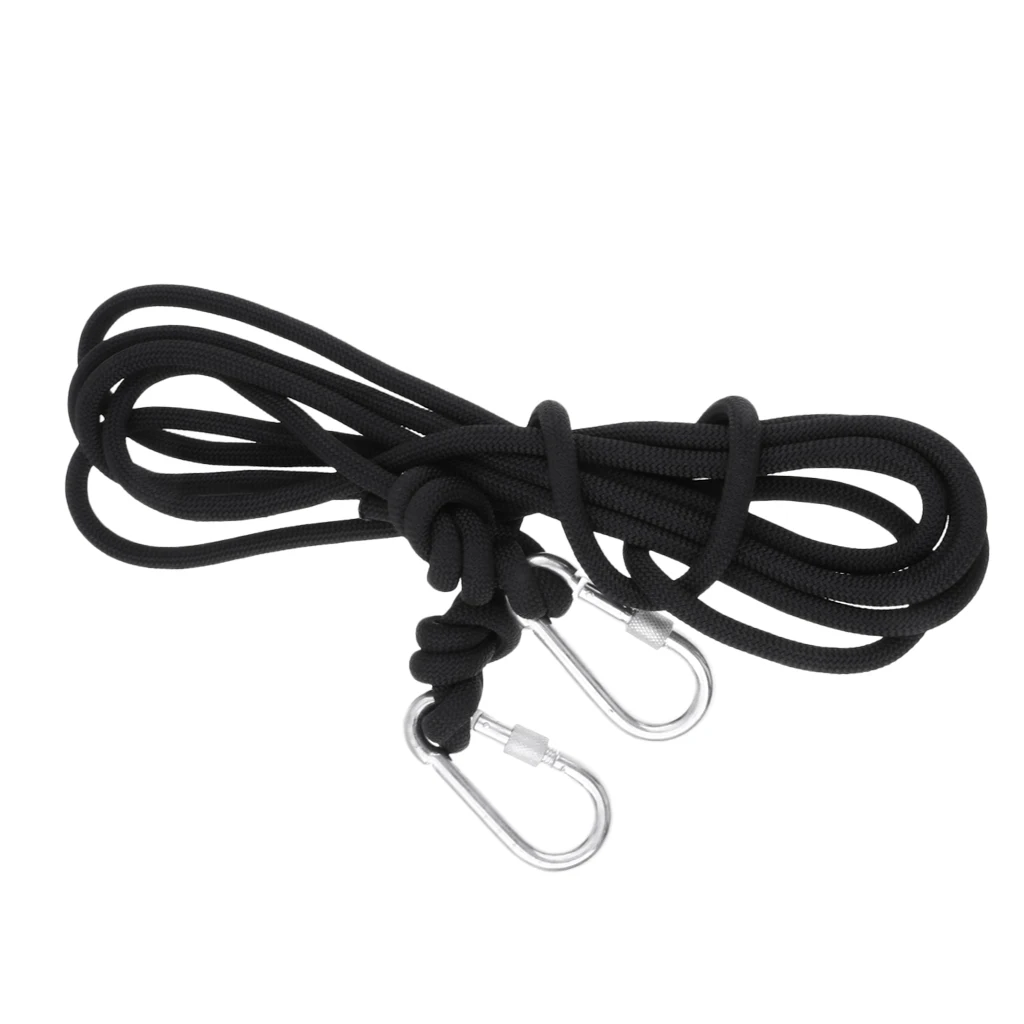 5M 10mm Outdoor Rock Climbing Rope  Rappelling Safety Static Rope