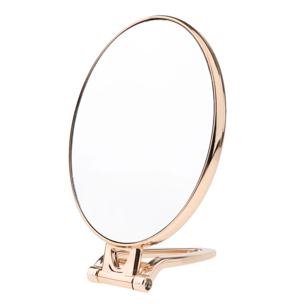 Round Makeup Cosmetic Mirror Double Sided Folding 2 Way  2X Magnify