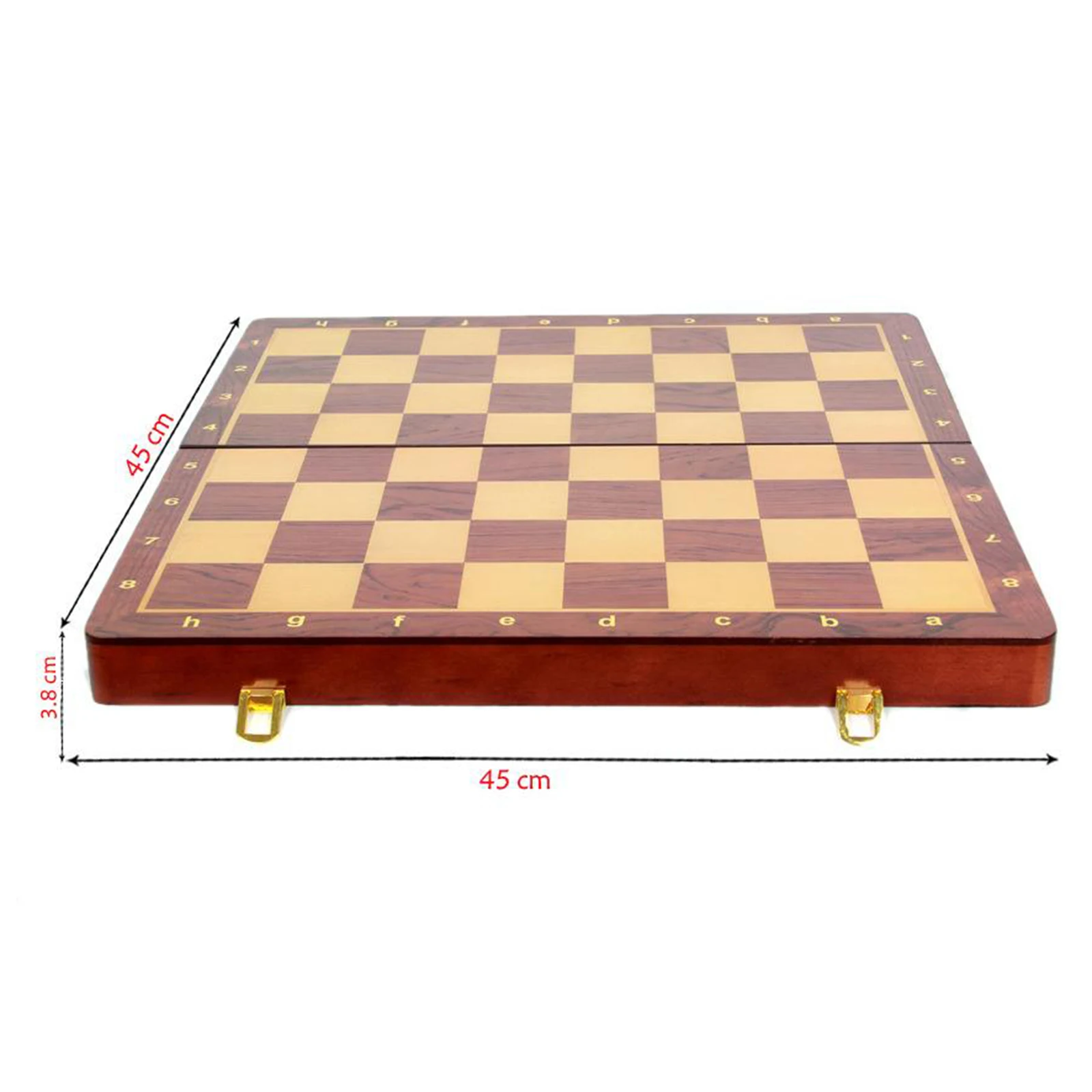 Portable Wooden Chess Set Folding Magnetic Large Board Games Tournament Puzzle game Engaged Birthday gift For kids