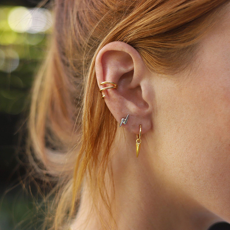 gold claw lacuna ear cuff