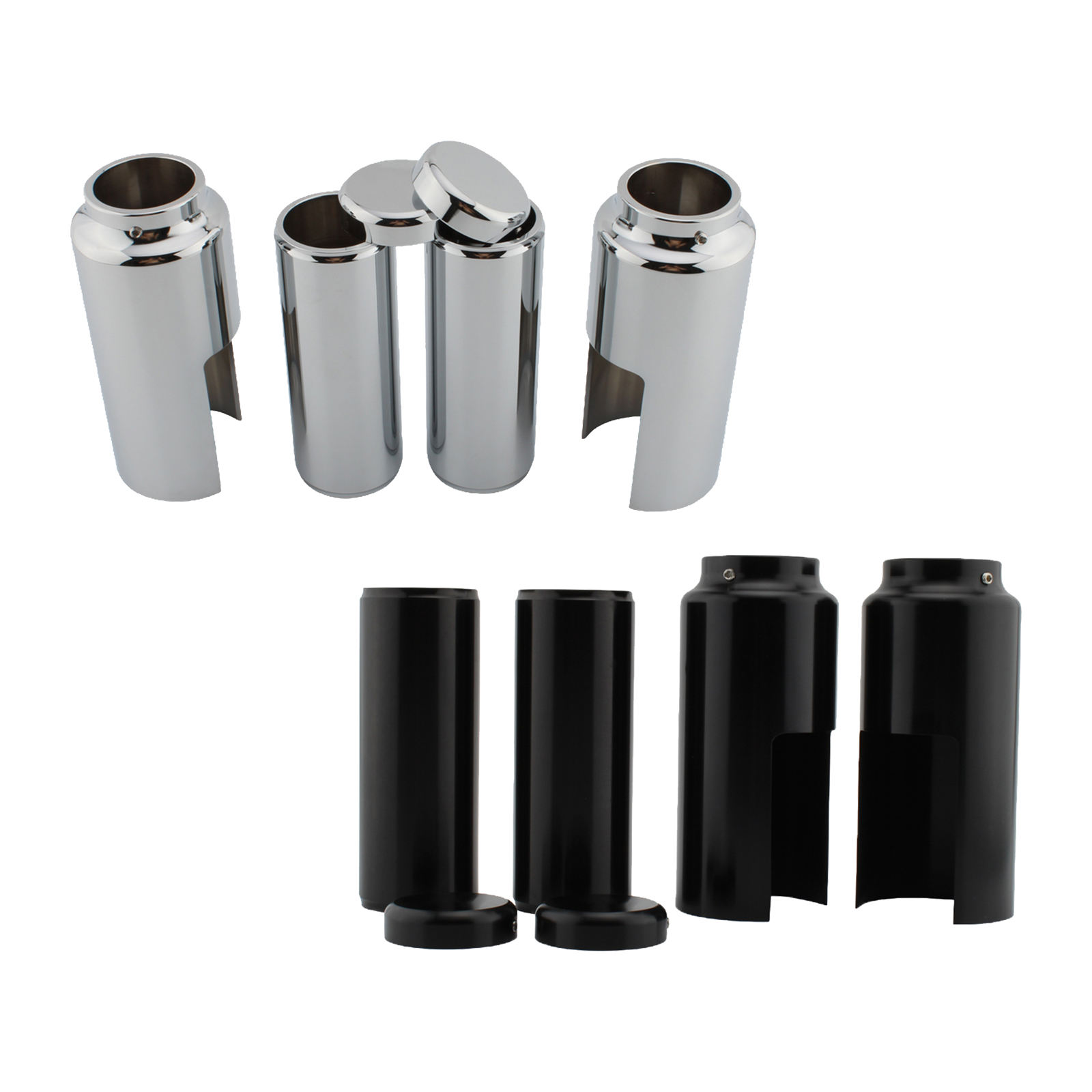 Motorcycle Full Fork Cover Set Tube Cover for Street Bob 18-21 Motorbike Replace Parts Acc
