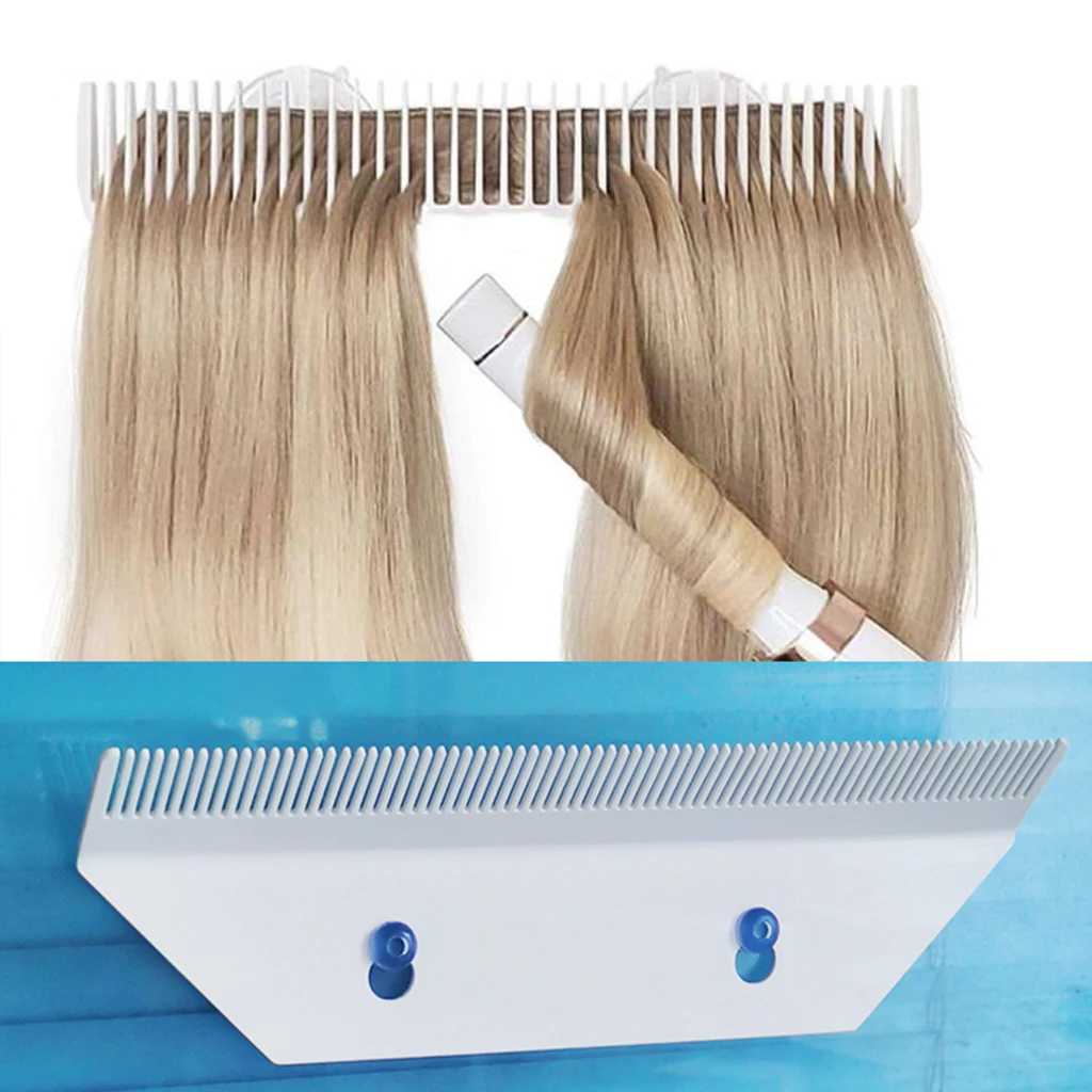 Hair Storage Display Hanger Acrylic Holder For Hair Extensions Wig Storage Holder Wig Display Braiding Human Natural Wig Clips 