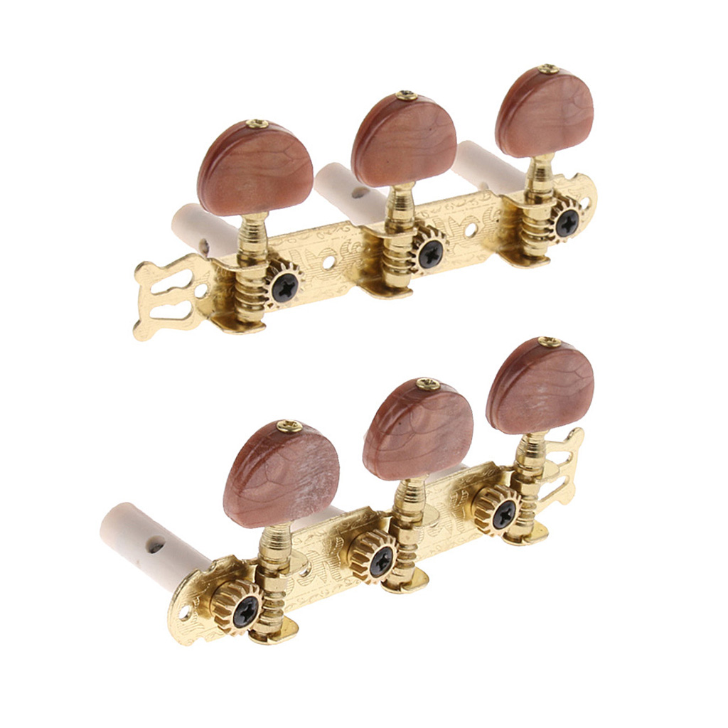 2pcs Guitar String Button Tuning Peg Machine Heads for Guitar Replacements