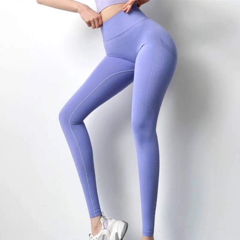Details about   Womens High Waist Yoga Pants Push Up Leggings Running Stretch Seamless Trousers 
