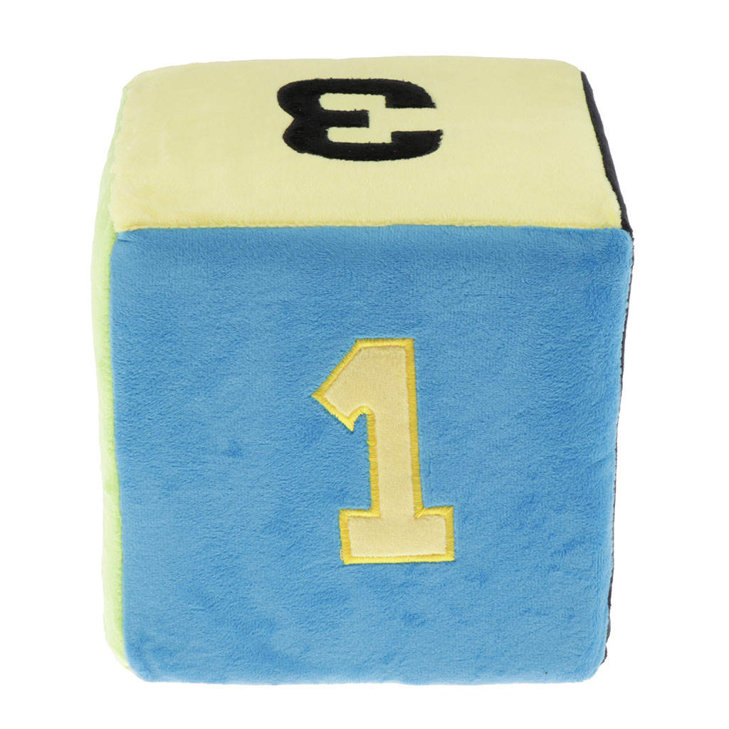 20cm Big Plush Cubes Children Stuffed Toys Cubic Cushions Cushions Sofa Decor