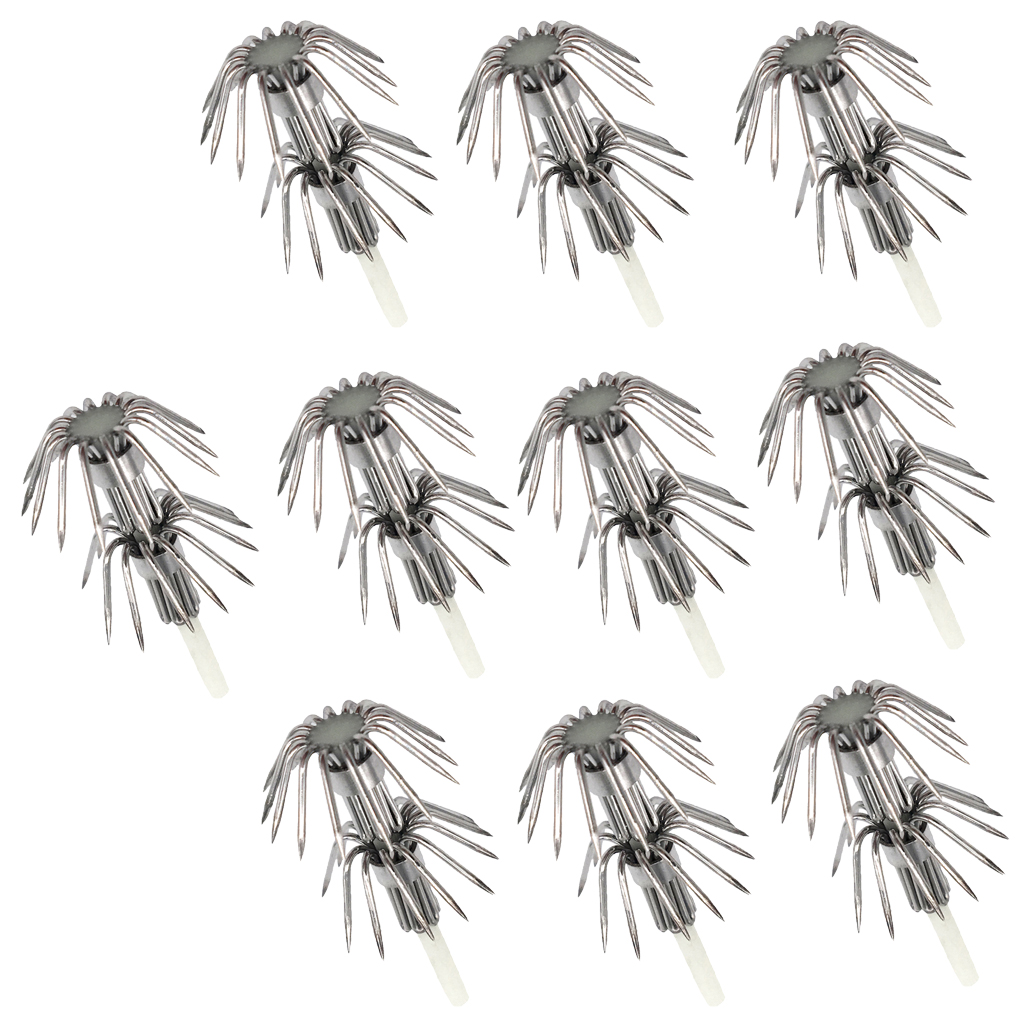 10 Pieces Prawns Prawns Fishing Lures Squid Jigs Hooks Freshwater