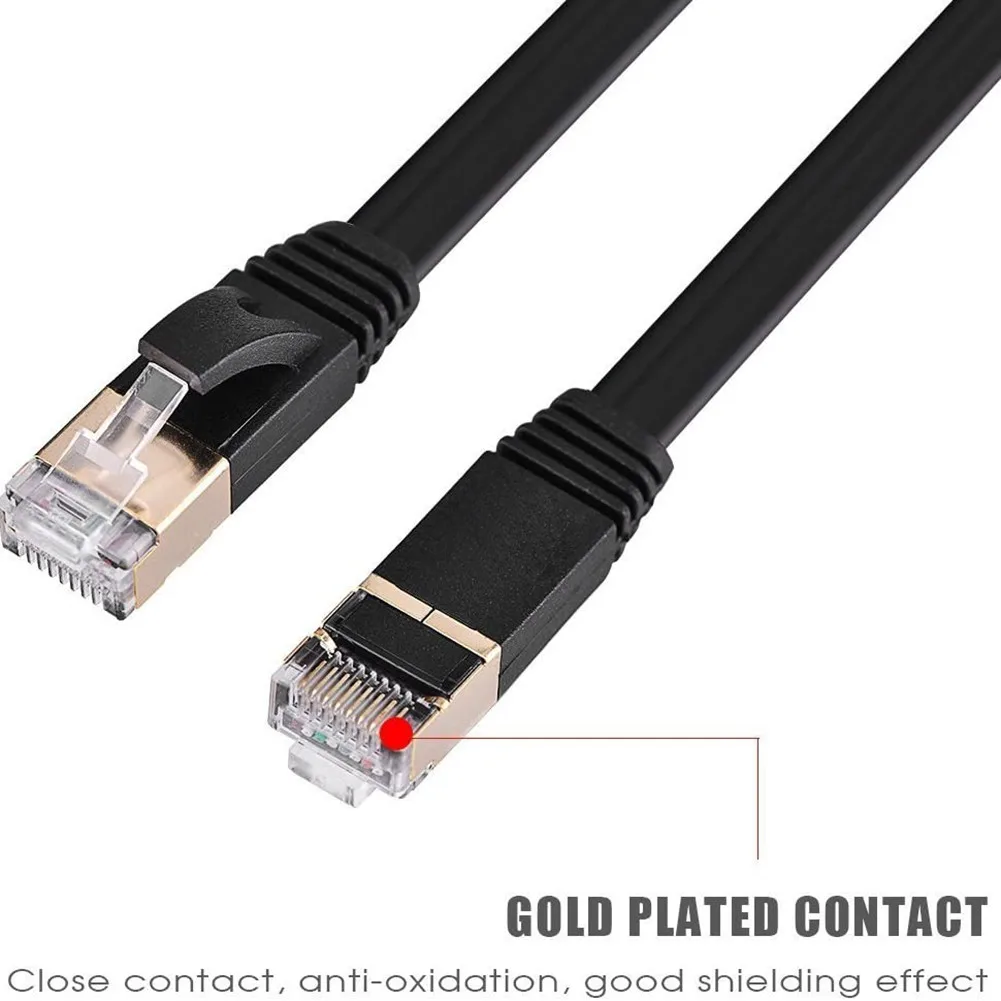 5 Ft Premium Cat-7 10 Gigabit Ethernet Retractable Cable for Modem Router LAN Network Playstation Xbox 1.5Meter