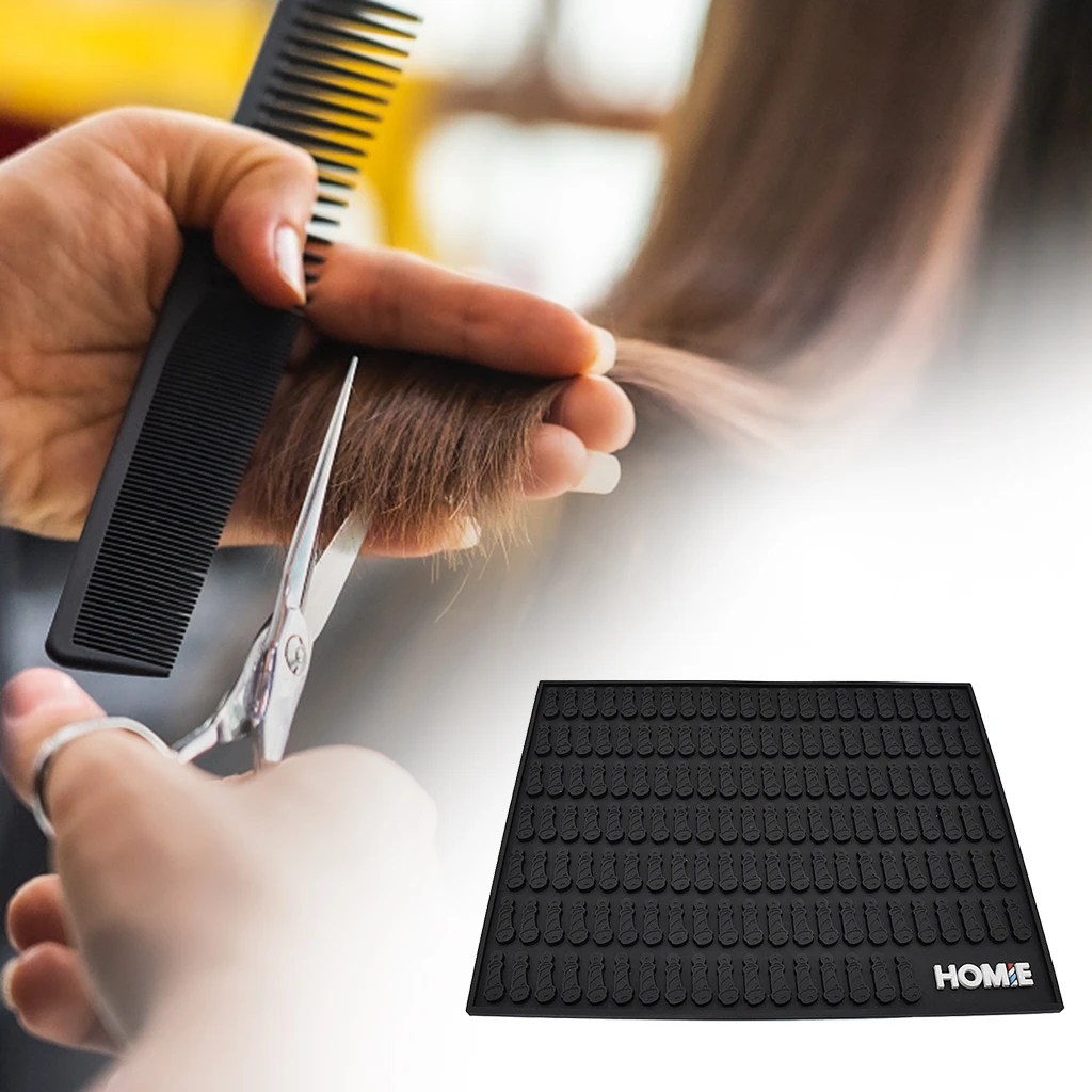 Mat for Hair Styling Tools for Hair Straightener Hot Styling Tool Salon Use Non-Slip Hairdresser Tool Pad Hair Styling Pad