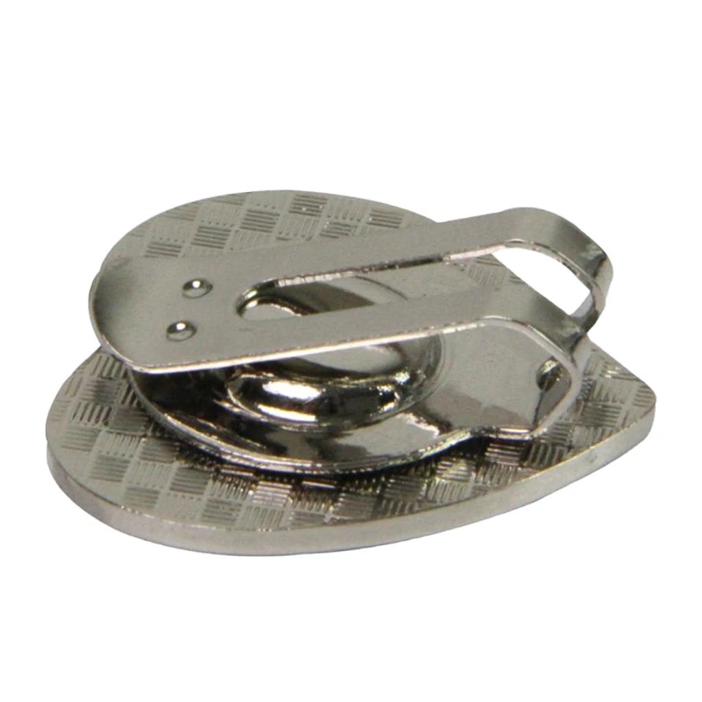 Golf Ball Marker with Detachable Hat Cap Clip Golfer Gift Metal Heart Shape - Size 3 x 3cm