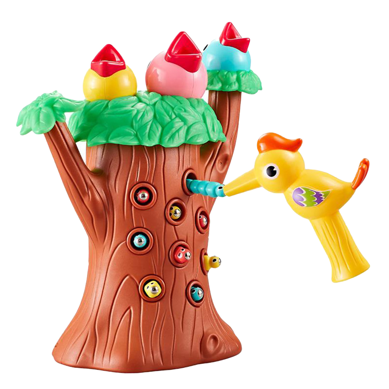Crianças Magnético Criança Pica-pau Brinquedo Física Habilidades Emocionais Pré-escolar Brinquedos Jogos Animais 6 Brinquedo peitoral magnético para crianças, habilidades físicas