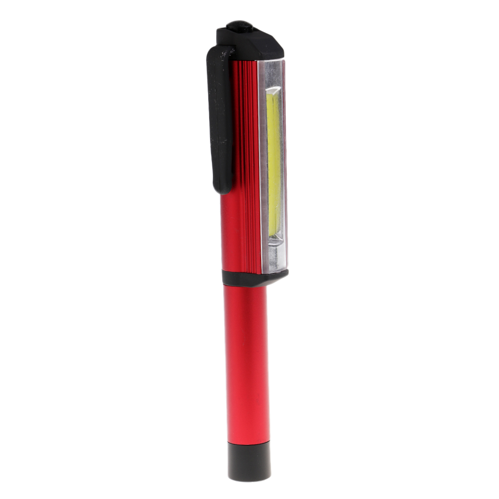 Super Bright LED Pen Light Inspection Torch Work Light with Clip  for Outdoor Camping Car Repair