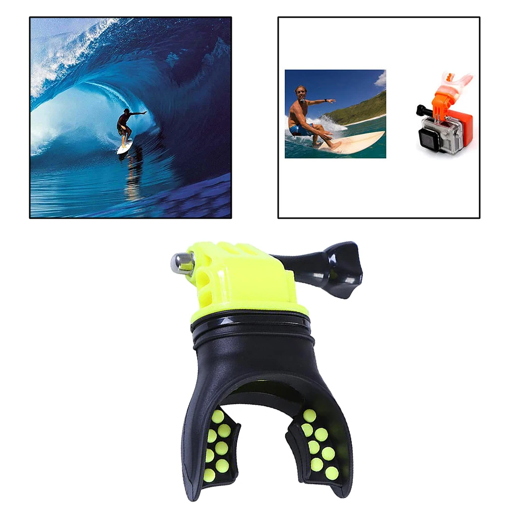 Surfing Underwater Camera Teeth Braces Holder Mouth Mount Water Sport Gear for GoPro 7 8 6 5 Surfing Diving Shoot Access