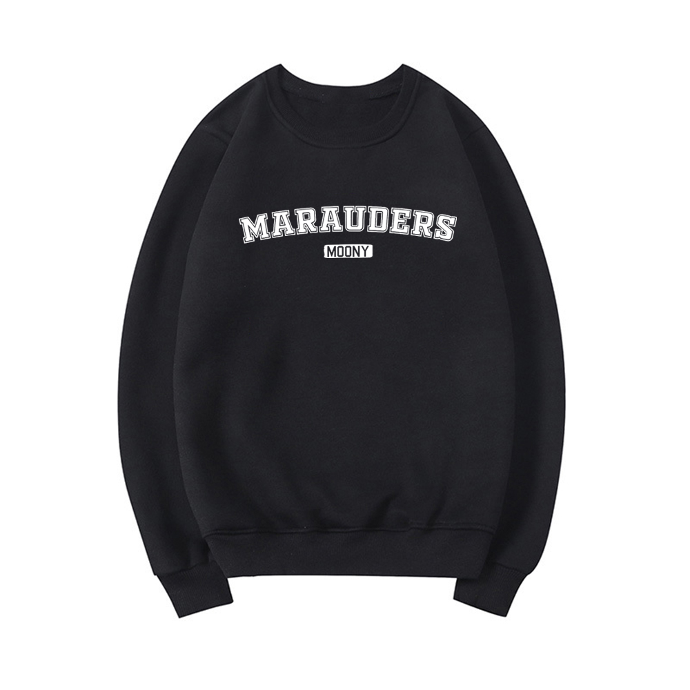 Marauders moletom livro amante crewneck sweatshirts harajuku