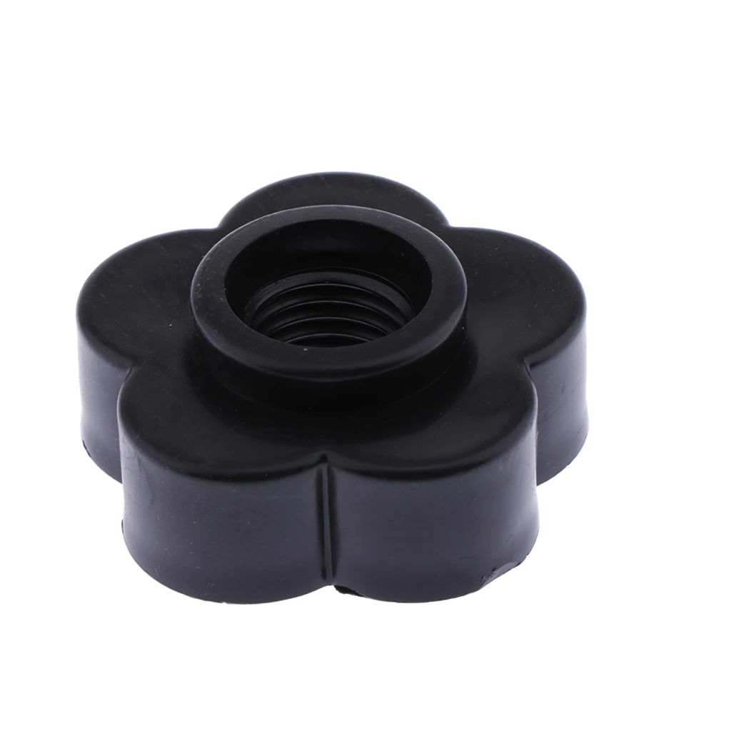 1x Plastic Drum Stand Nut Bottom for Snare Drum Accessory, Black