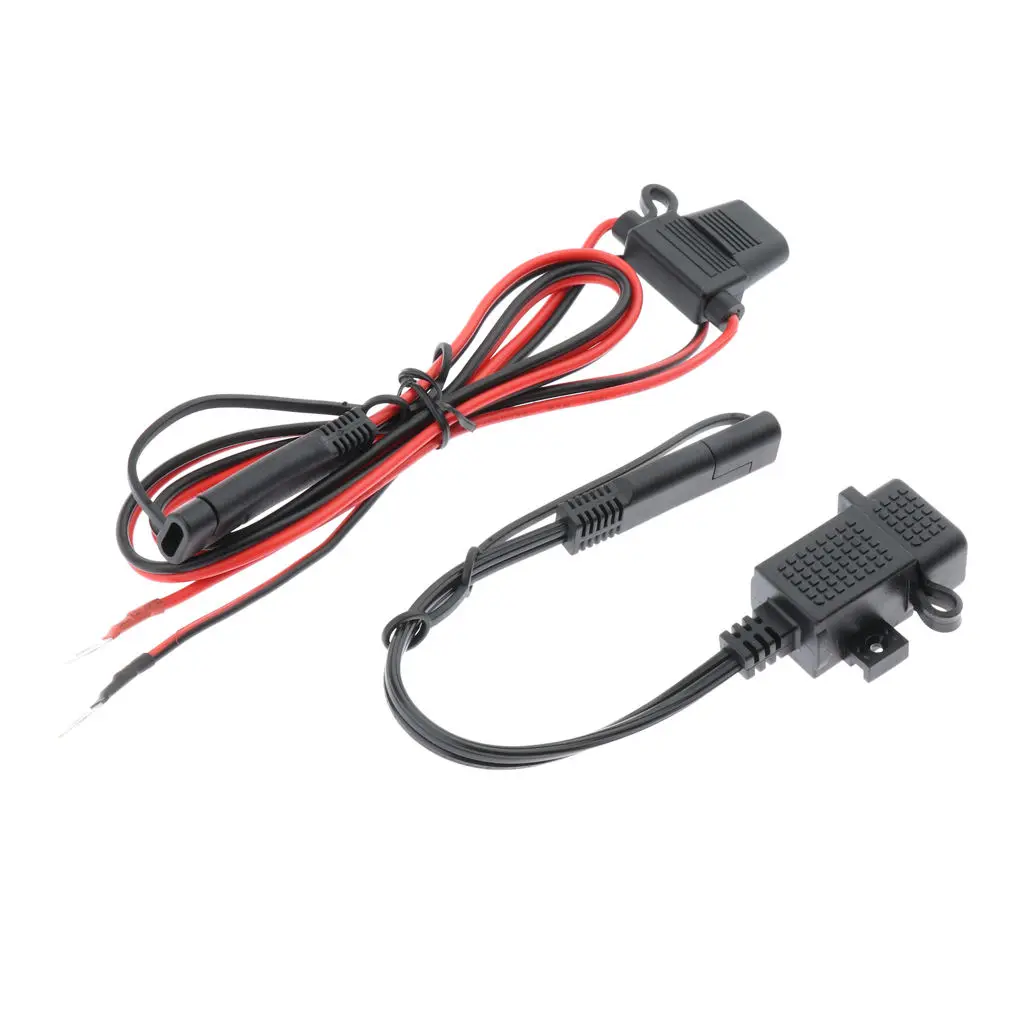 Universal Motorcycle Waterproof USB Charger Adapter Power Supply Socket