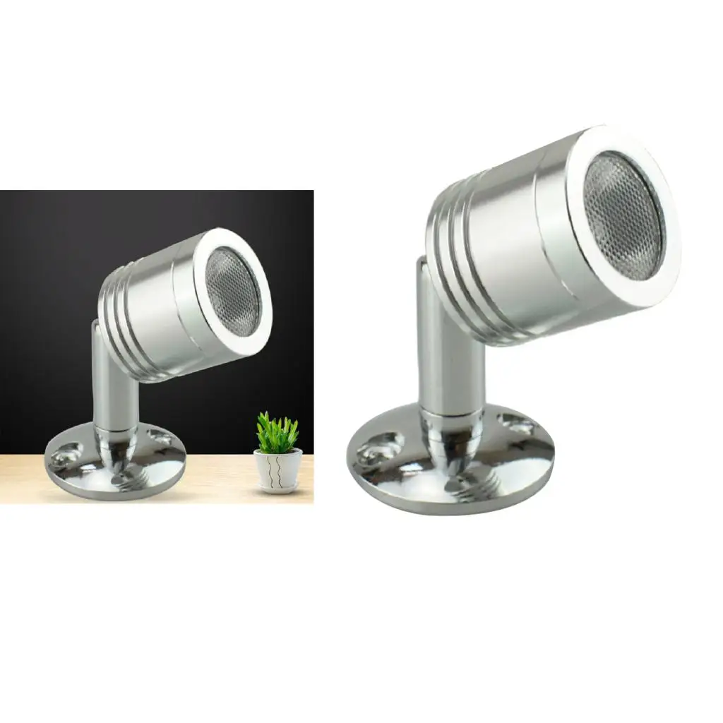 12V LED Spotlight RV Jewelry Showcase Display Light Cabinet Lamp Warm White 3000K 6000K 1W Waterproof Indoor Lights Floodlights