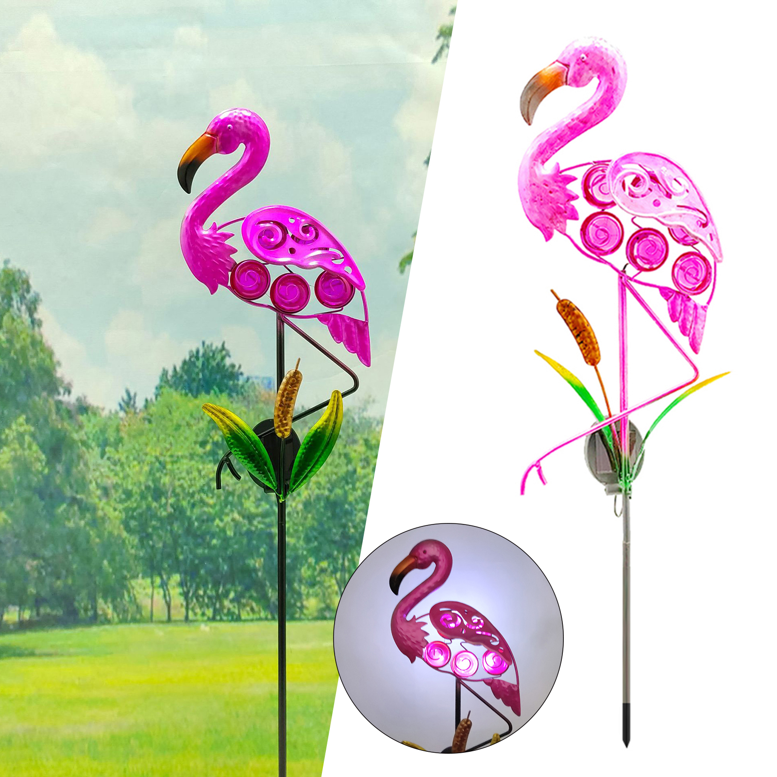 Outdoor Garden Novelty Animal Light Lawn Patio Yard Walkway Stake Landscape