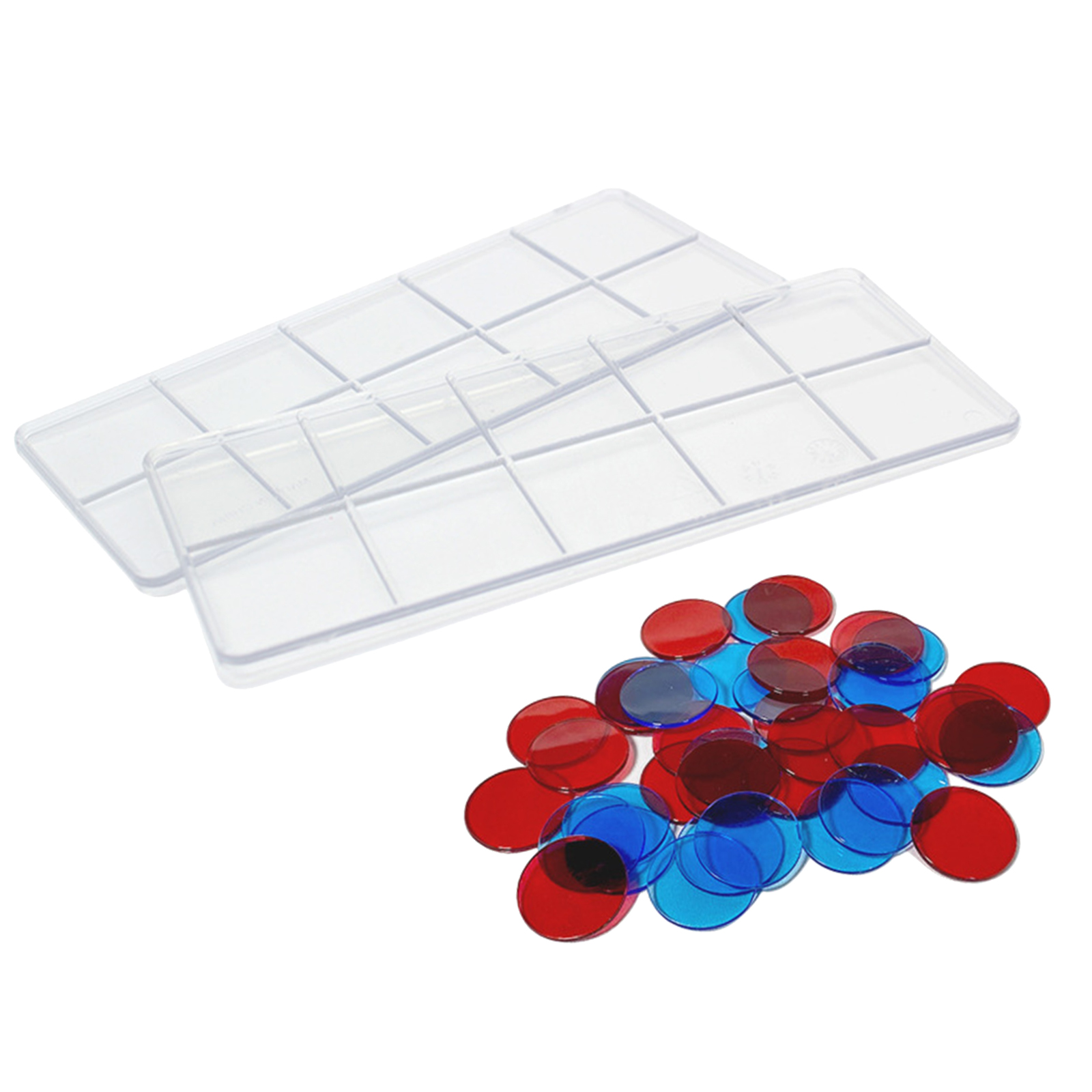 2 Ten Frames and 40 Math Counters for Kids