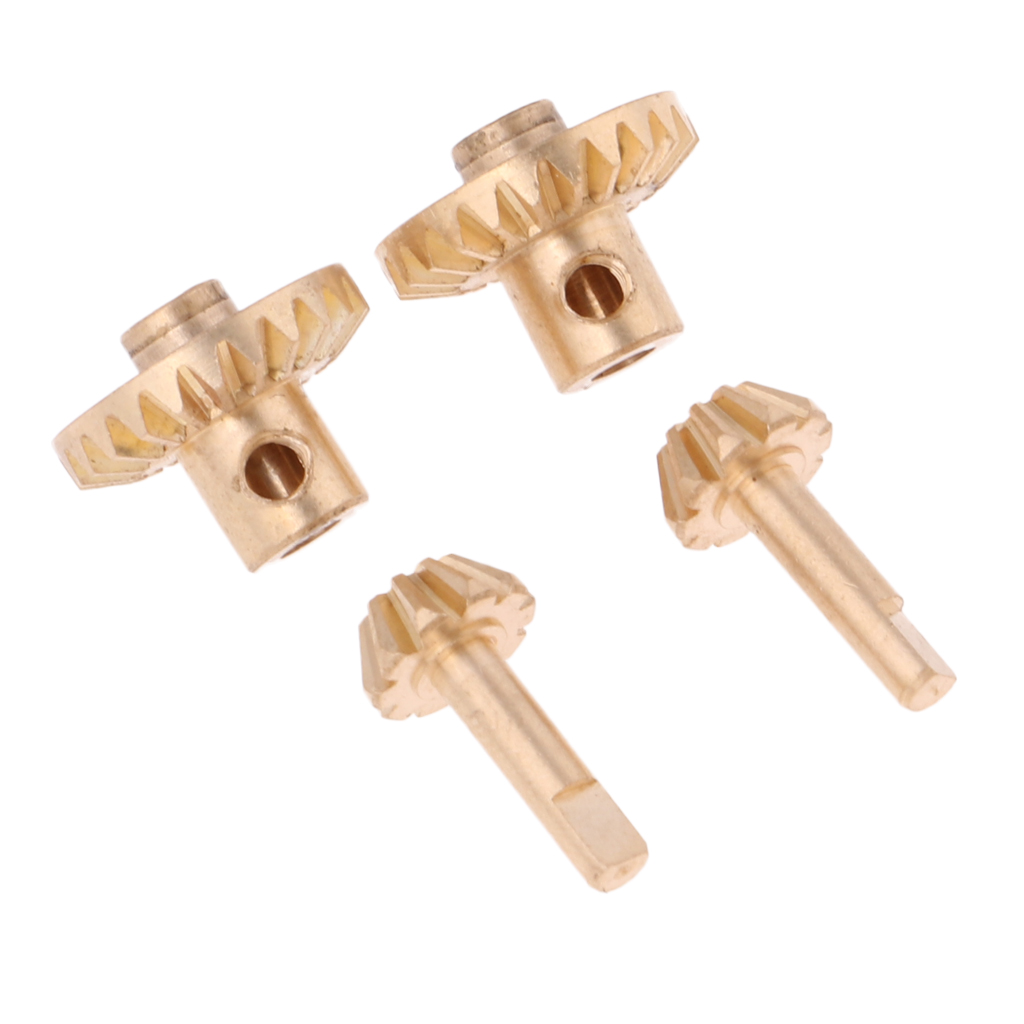 4pcs Brass Gears Pinion for WPL 1/12 RC Car Pick-up Truck GAZ Spare Parts