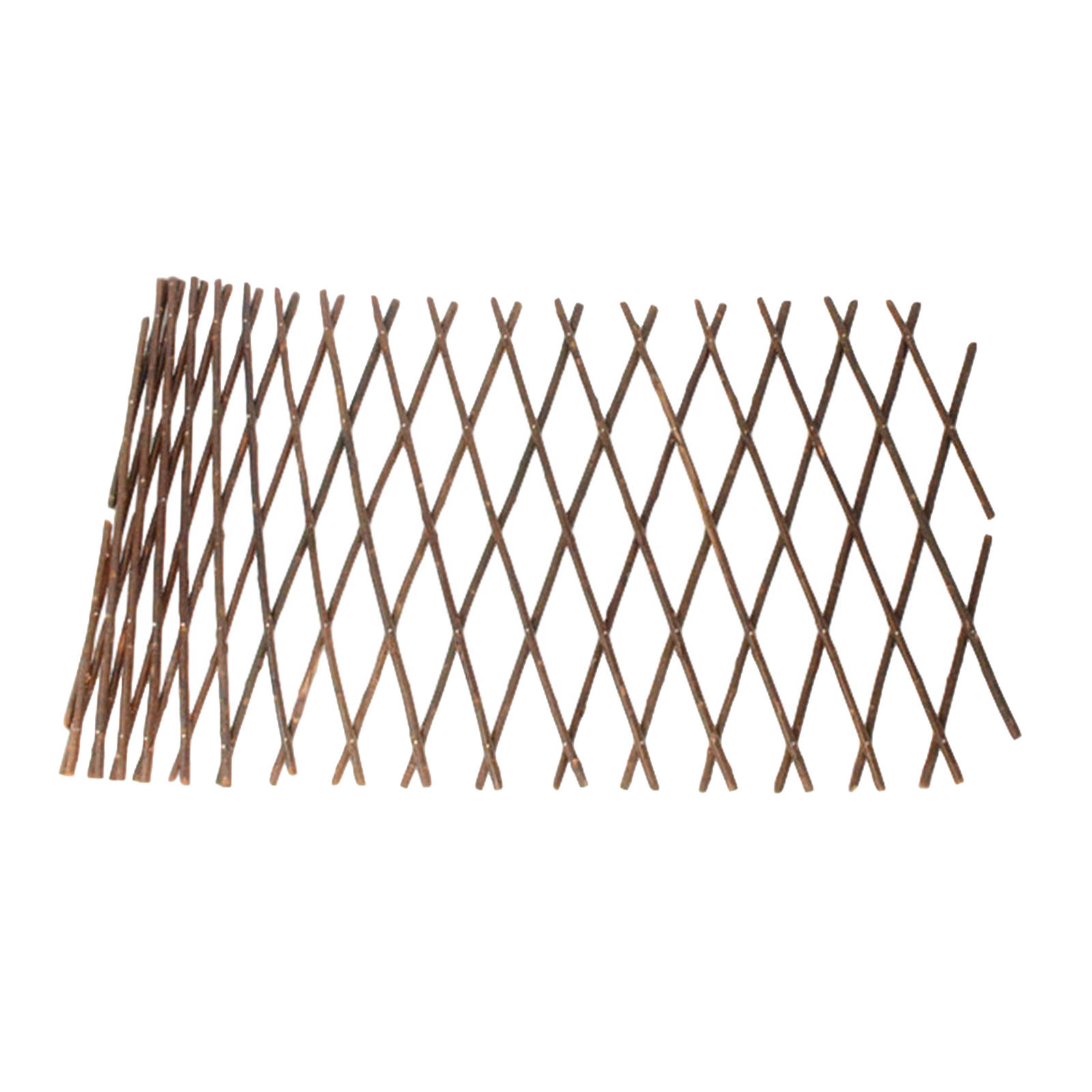 Outdoor Garden Expandable Trellis Bamboo Lattice Fence for Climbing Plants, Vine, Ivy, Size Ajdustable