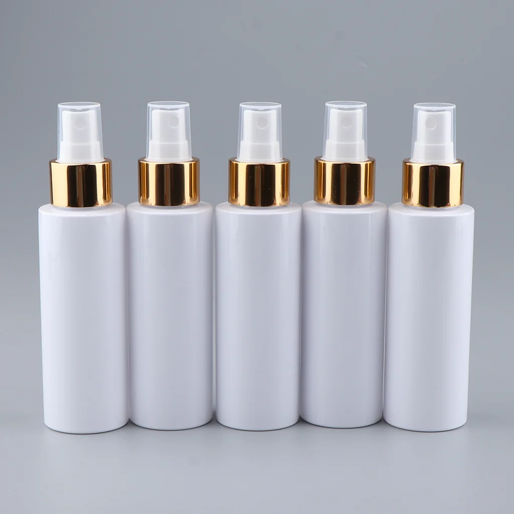 5pcs Empty Acrylic Makeup Toner Container Refillable Cosmetic Face Skin Care Essential Oil Pump Spray Bottles