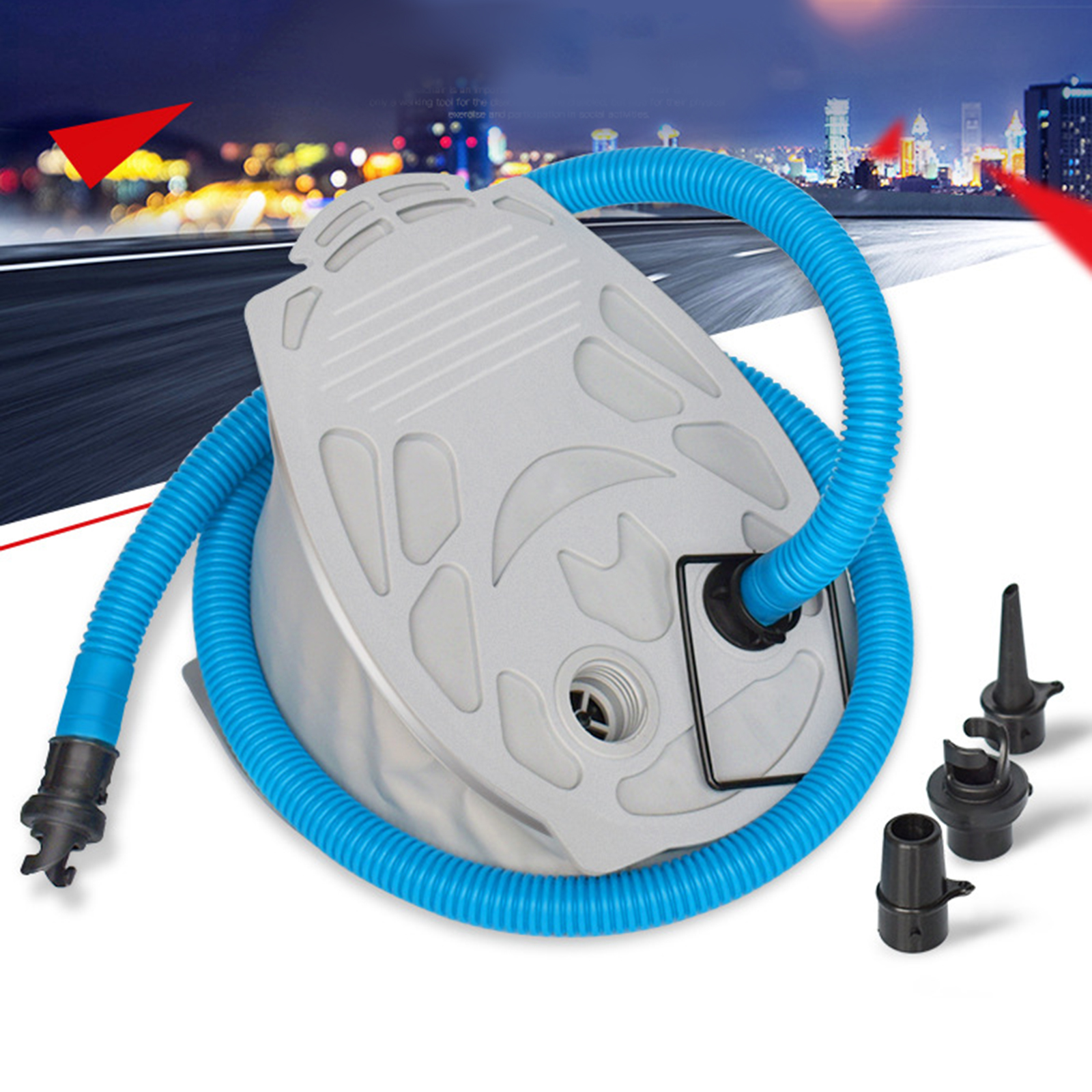 Foot Air Pump  Inflator for Inflatable Boat Kayak Canoe Pool Toy