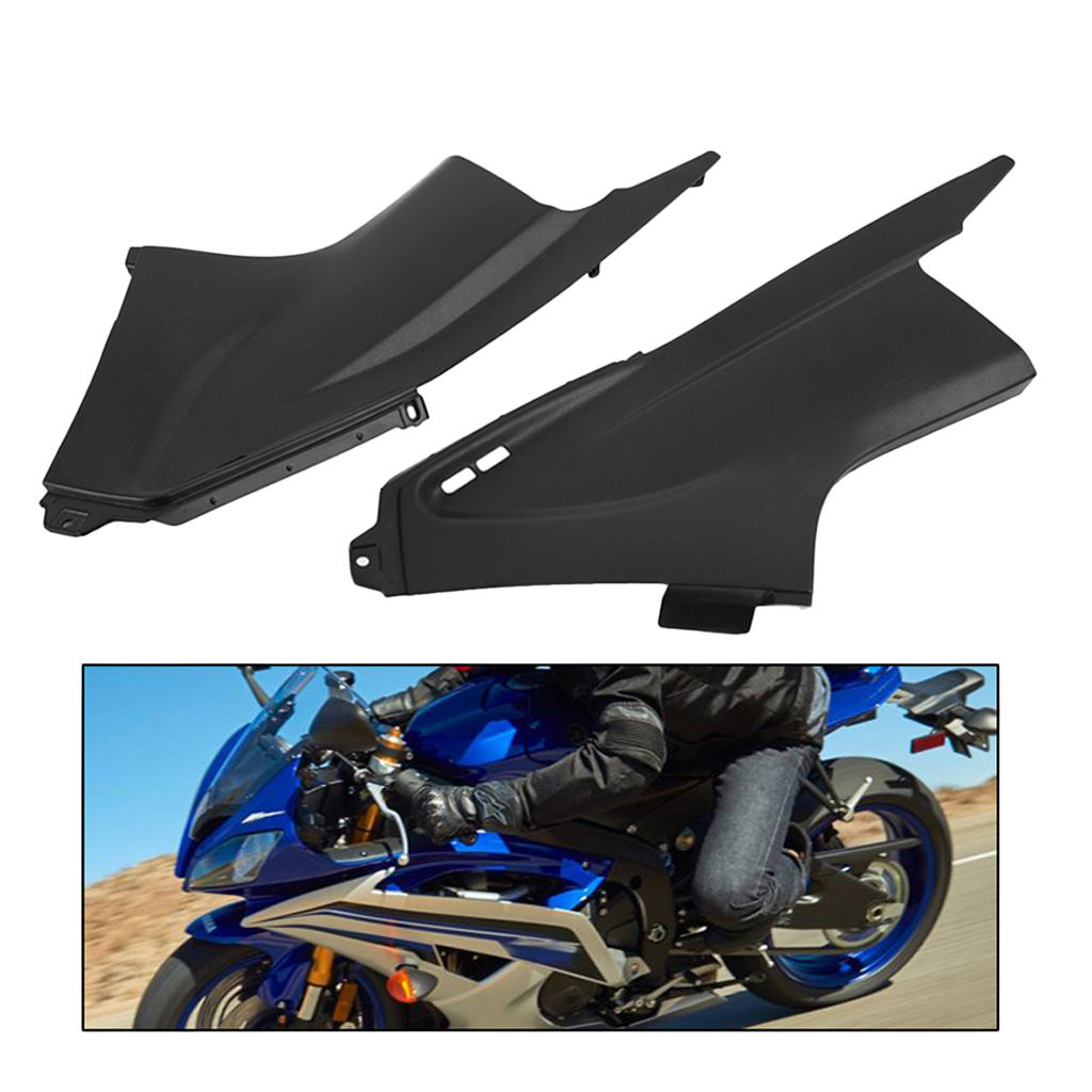 1 Pair Motorcycle Gas Tank Side Panel Cover Air Dust Fairing for Yamaha YZF-R6 2003-2005