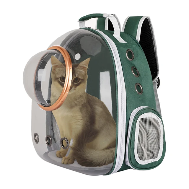 Cat Backpack Carrier Bubble Bag, Small Dog Backpack Carrier for Small Dogs,  Space Capsule Pet Carrier Dog Hiking Backpack Travel Carrier 