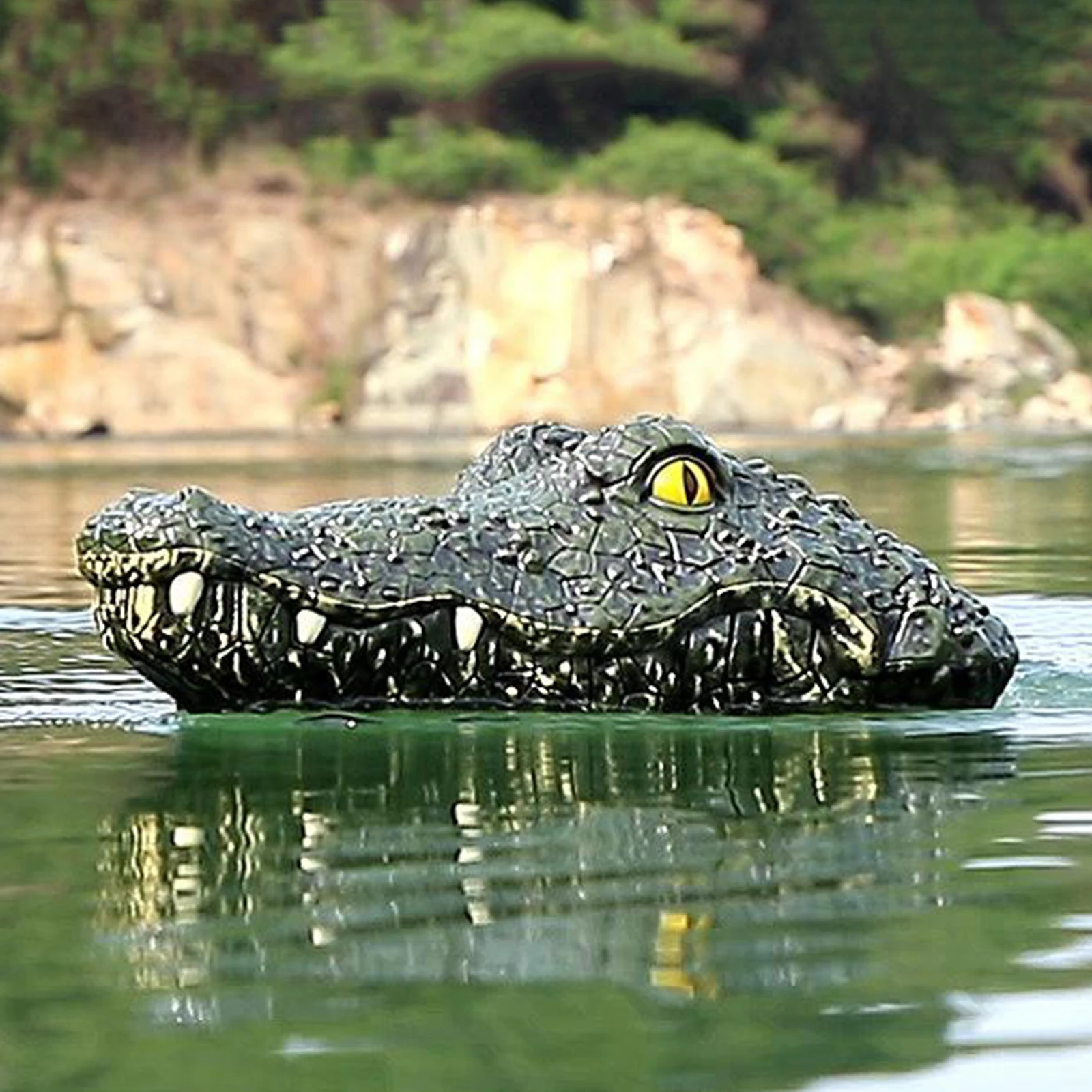 RC Boat Crocodile Head Remote Control Racing Boat Gator for Kids and Adults