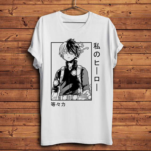 Anime Shirt Hero Academia | Men's Anime Shirt | Streetwear Shirt | Tshirt  Todoroki - Funny - Aliexpress
