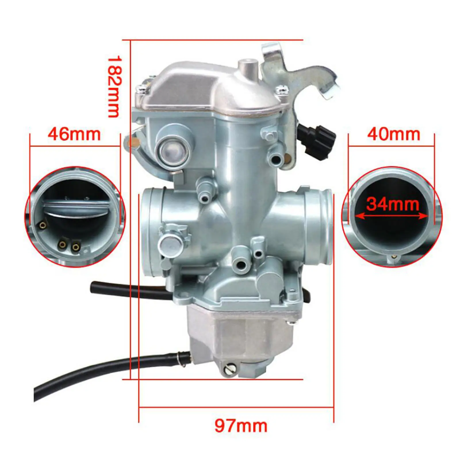 1pc 34mm Carburetor for  XR350 1985 16100-KN5-673 16100-KN5-674 Replace