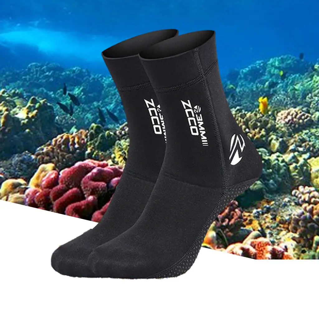 Neoprene Diving Wet Suit Boots 5mm Sock Suit Swimming Snorkeling Socks Warm Coldproof Water Sports Boots for Women Men