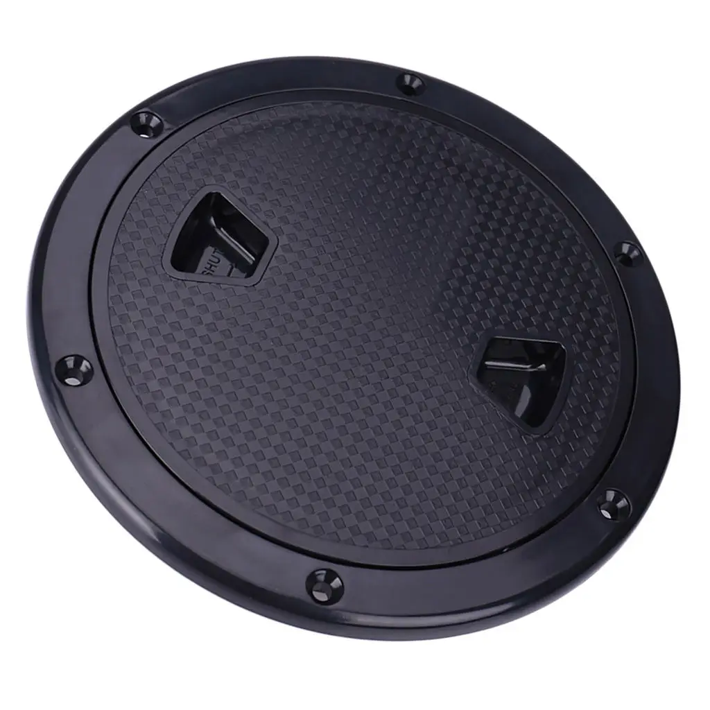 4inch Non-Slip Deck Plate Access Boat Inspection Hatch Cover, for Marine Boating/ Water Sport- Corrosion/UV Resistant