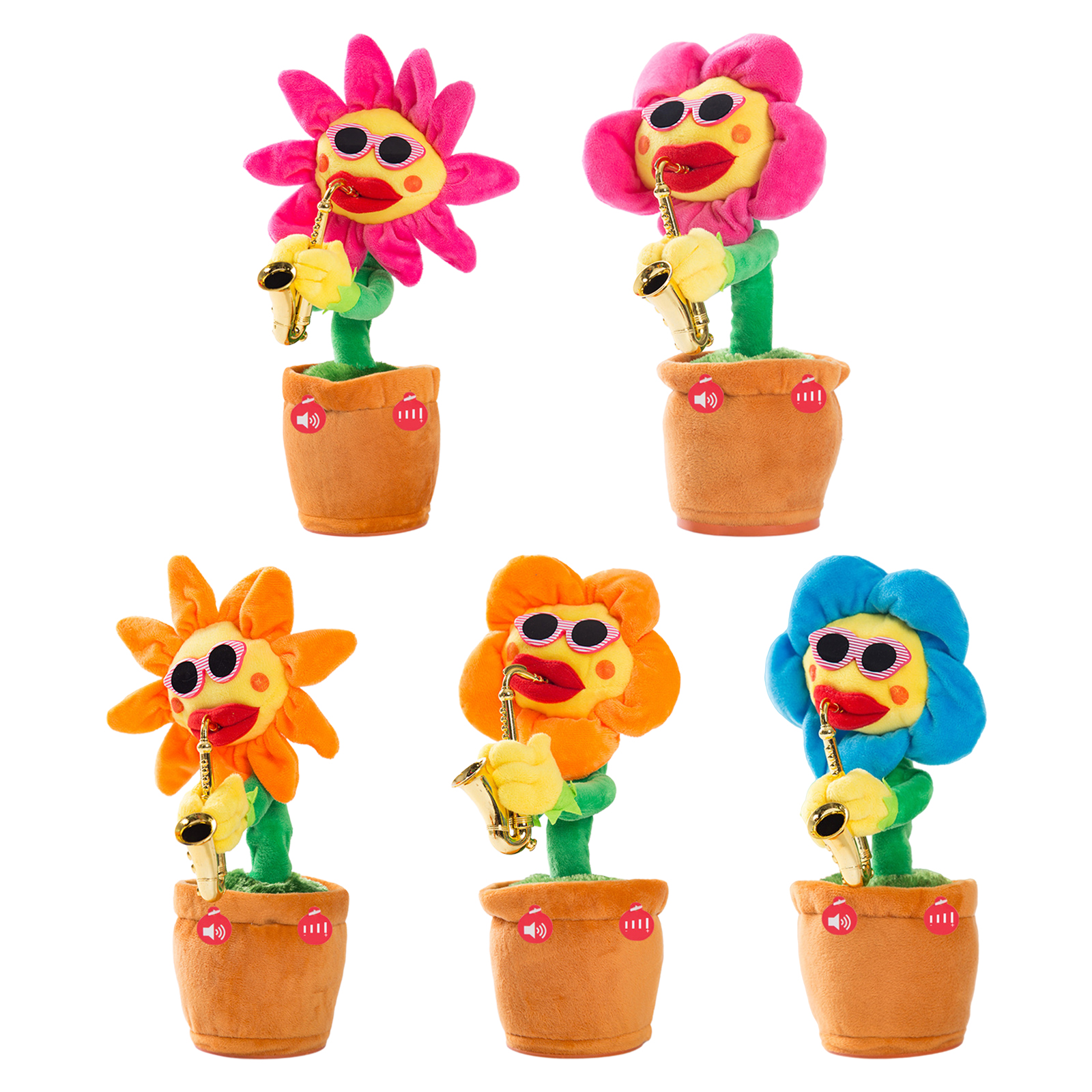 Musical Singing and Dancing  Plush Toy Creative 120 Songs Battery Powered for Kids Adults